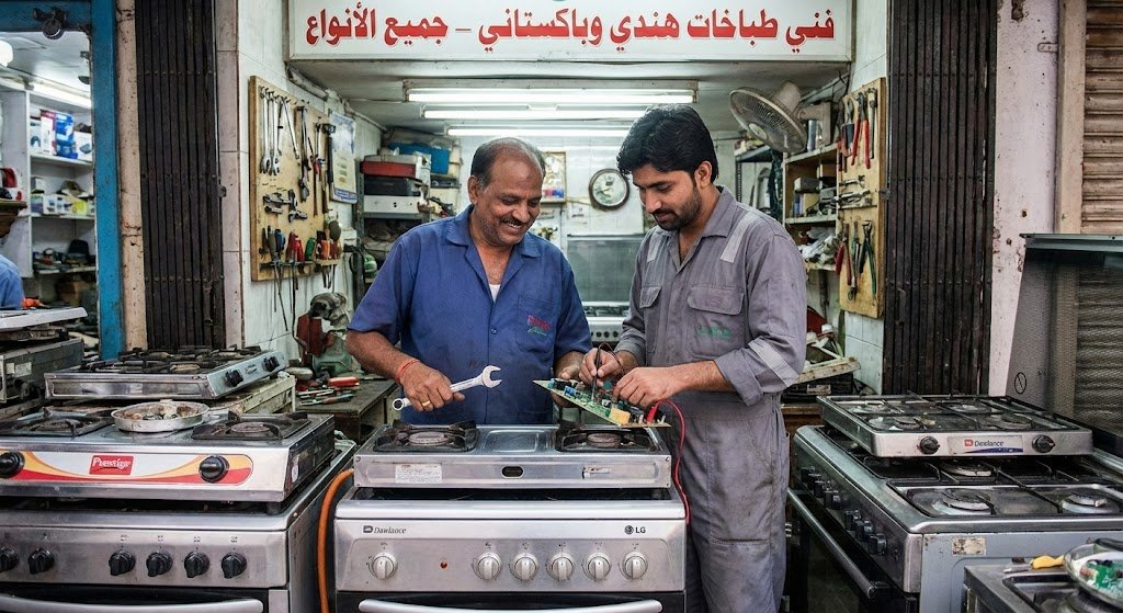 فني طباخات هندي محترف خدمة منازل