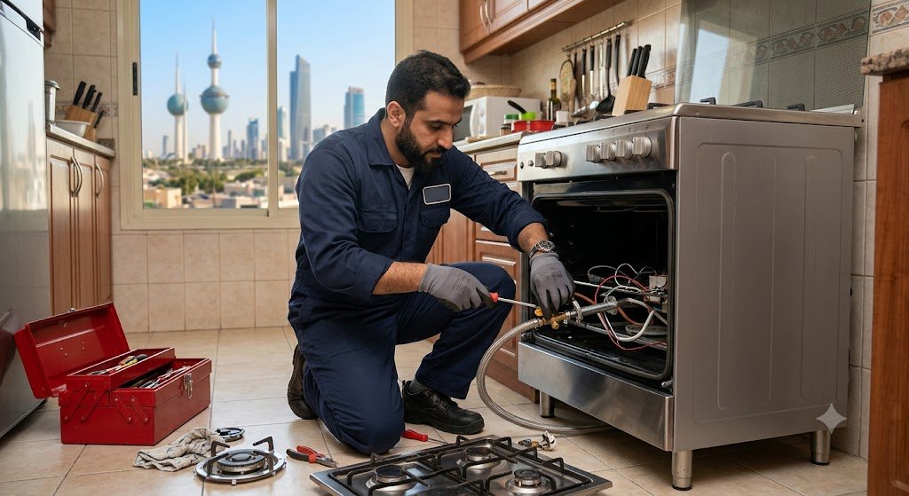 فني تصليح الطباخات الرميثية بالكويت لتقديم أفضل خدمات صيانة وإصلاح الطباخات والأفران باحترافية وجودة عالية